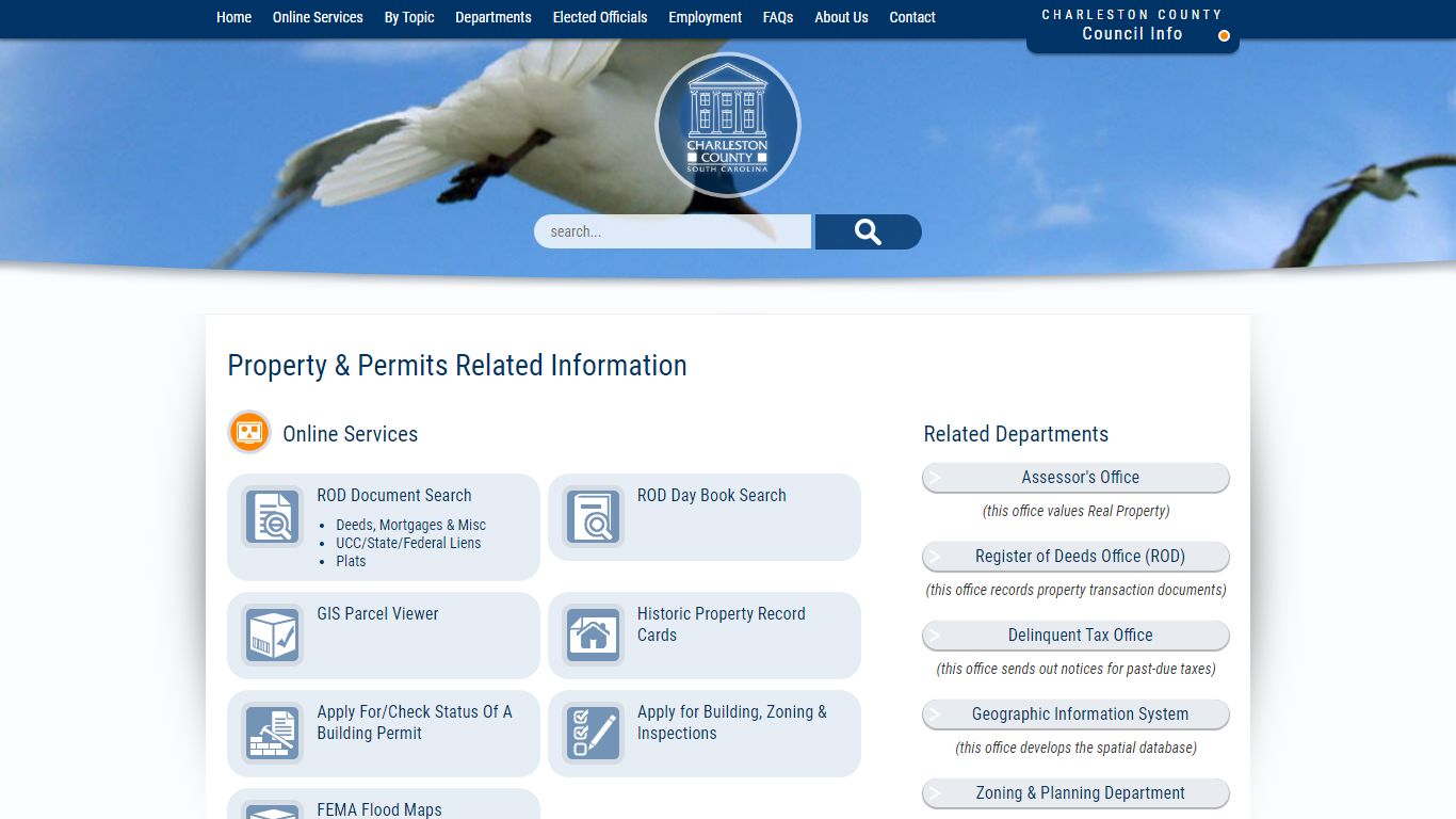 Property Related Information for Charleston County, SC